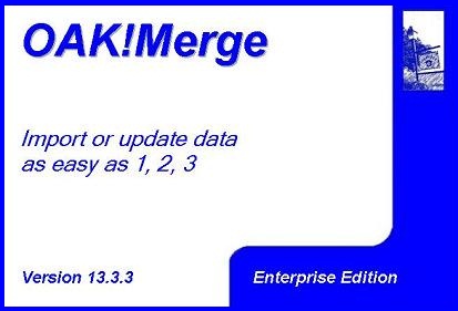 New Splash Screen Graphics look for OAK!Merge ACT Import utility